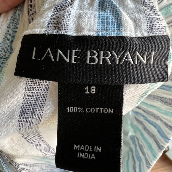 Lane Bryant 100% cotton wide leg capri sz 18 - Picture 8 of 9